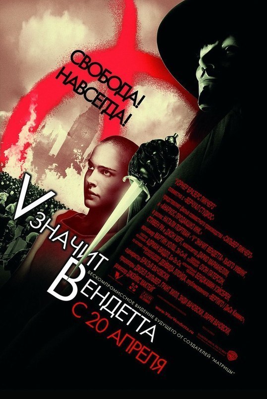 «V» значит Вендетта (2006) смотреть онлайн HD