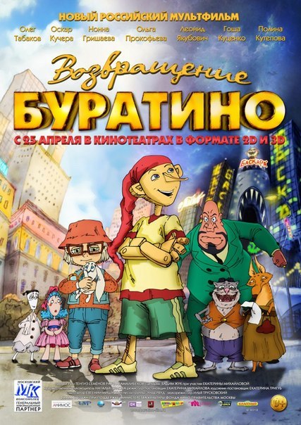 Возвращение Буратино (2013) смотреть онлайн HD